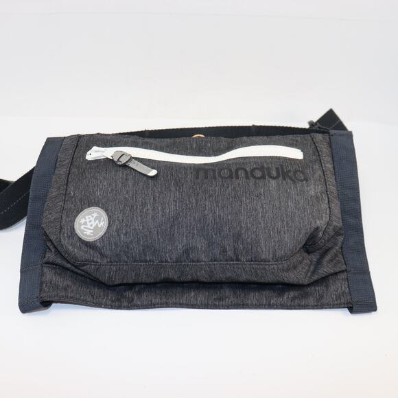 Manduka Heather Gray Fanny Pack Waist Bag Adjustable Strap - Picture 1 of 3